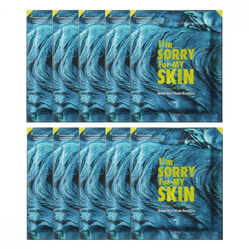I’m Sorry For My Skin Green Mud Mask Soothing 10ea