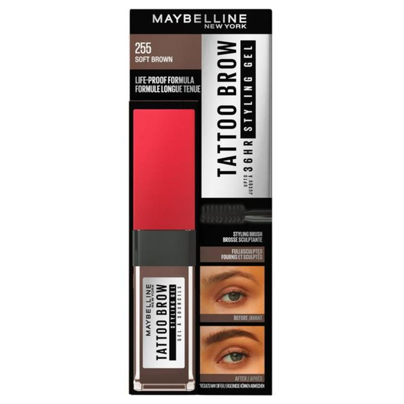 Maybelline Tattoo Brow 36 Hour Styling Gel 255 Soft Brown