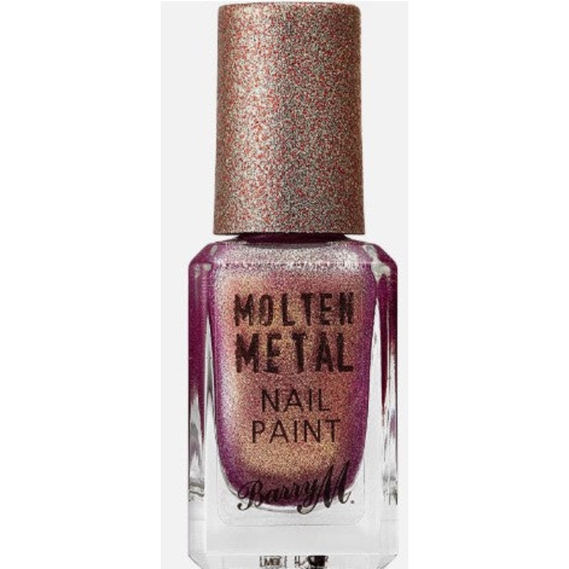 Barry M Molten Metal Nail Paint Pink Luxe