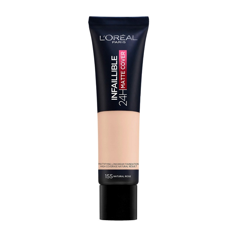 L’Oreal Paris Infaillible 24HR Matte Cover Foundation 155 Natural Rose