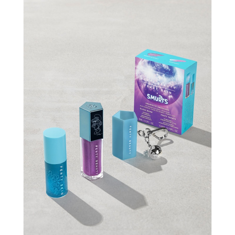 Smurfette Smooches Lip Essentials Duo + Keychain