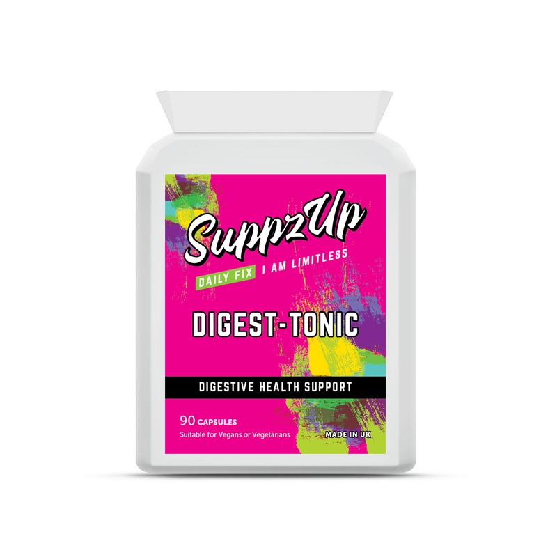 SuppzUp Digest Tonic Digestive Enzymes – 90 Capsules