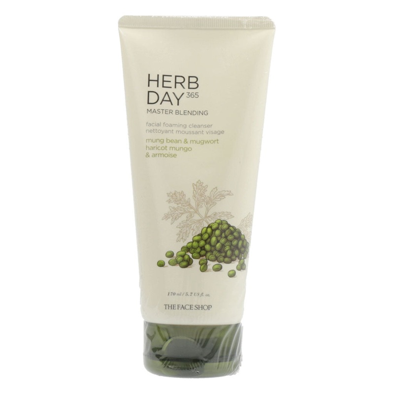 THE FACE SHOP Herb Day 365 Master Blending Cleanser 170ml Mung Bean