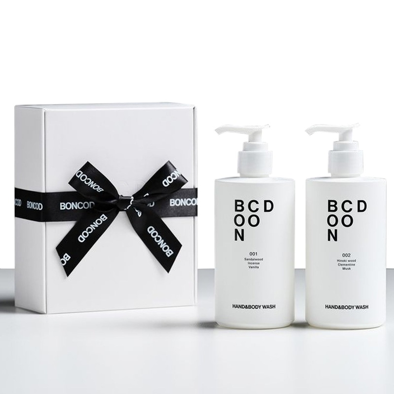 BONCOD Hand & Body Wash 001 Sandalwood + 002 Hinoki Gift Set