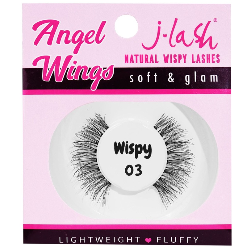 J.Lash Angel Wings Natural Wispy Lashes 03 – Wholesale 12 Units (AW-WISPY03)