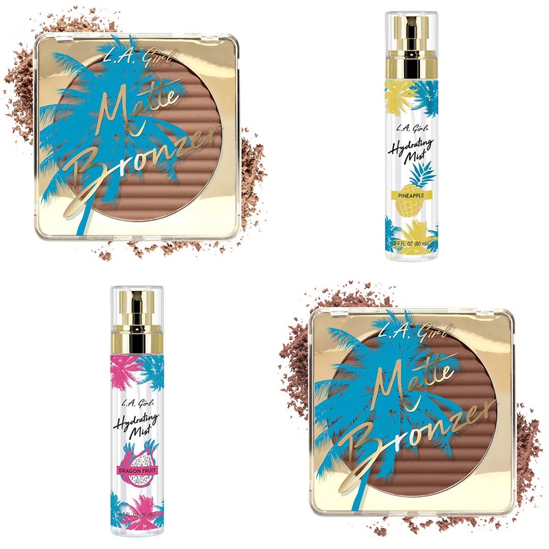 L.A. Girl Matte Bronzer And Hydrating Mist Assorted – Wholesale 4 Units (GPD434ASS4)