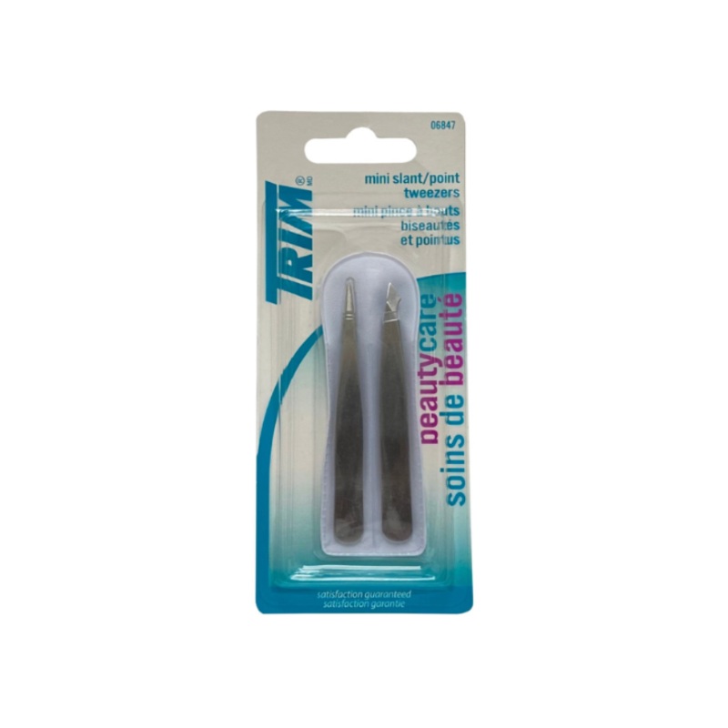 Trim Mini Slant & Point Tweezer Set