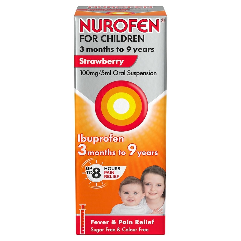 Fever & Pain Strawberry Flavour 100ml