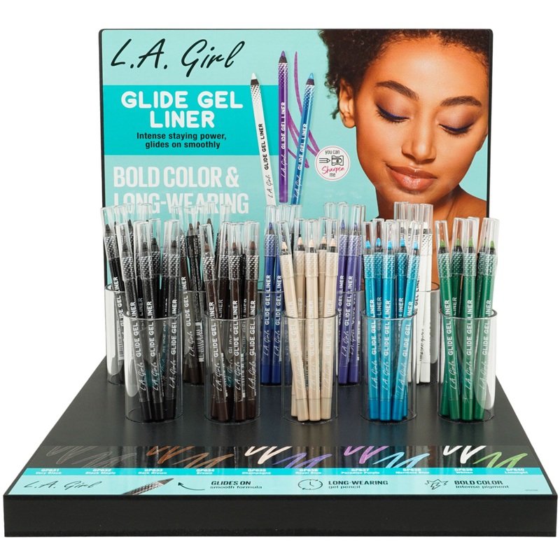 L.A. Girl Glide Gel Liner – Wholesale Display 120 Units (GPD529)