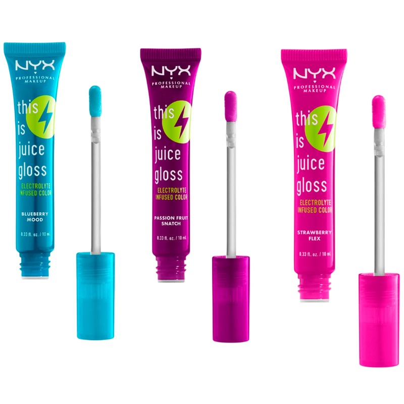 NYX This Is Juice Gloss Hydrating Lip Gloss Assorted – Wholesale 18 Units (NYTIJUIASS)