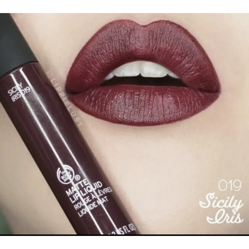 The Body Shop Matte Lipgloss Sicily Iris 019 by Bodyshop