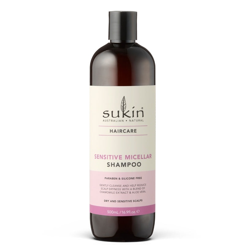 DISCONTINUED Sukin Sensitive Micellar Shampoo (for Dry & Sensitive Scalps) 500ml UK DELIVERY ONLY