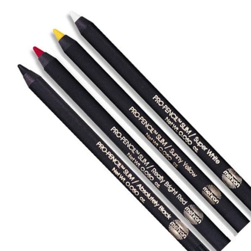 Mehron Pro-Pencil Slim Absolutely Black (114S-B)