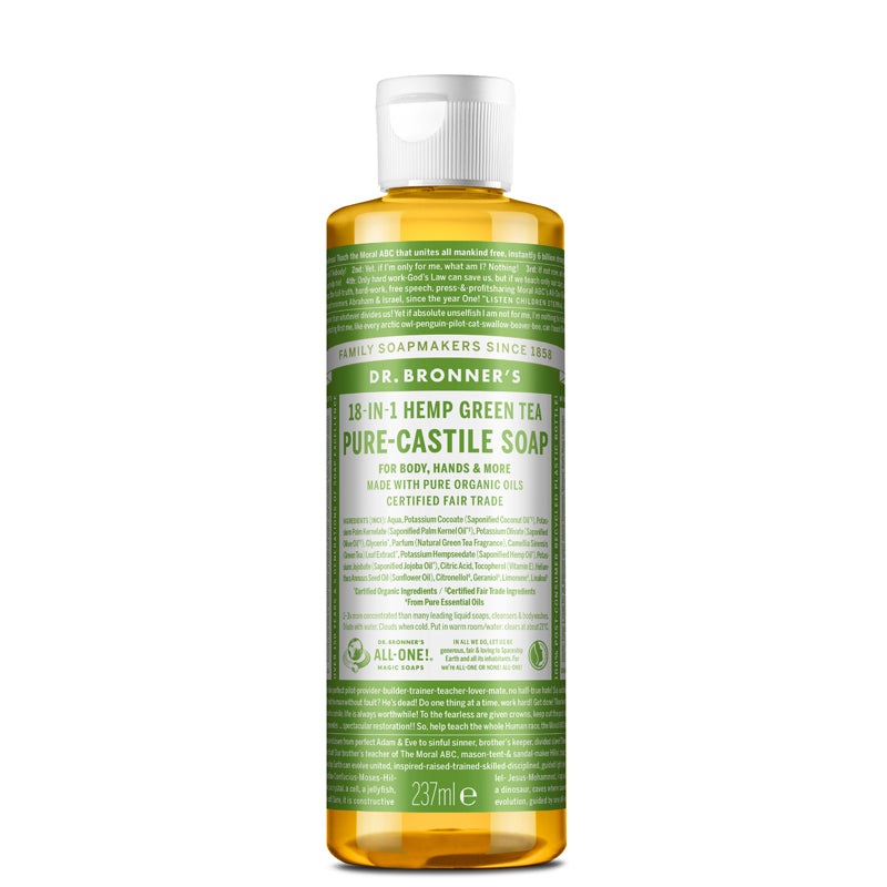 DISCONTINUED Dr Bronner’s Green Tea Pure-Castile Liquid Soap 237ml