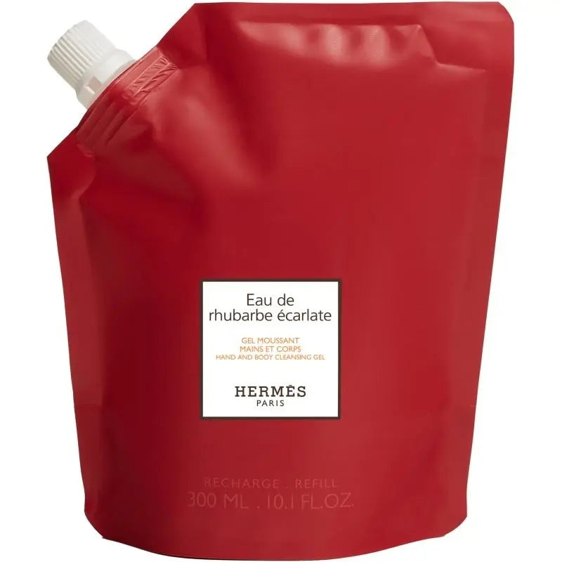 Herms Eau De Rhubarbe carlate Refill Hand And Body Cleansing Gel 300ml