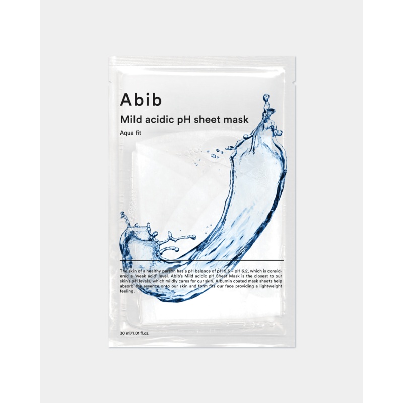 Abib Mild Acidic pH Sheet Mask #Aqua Fit