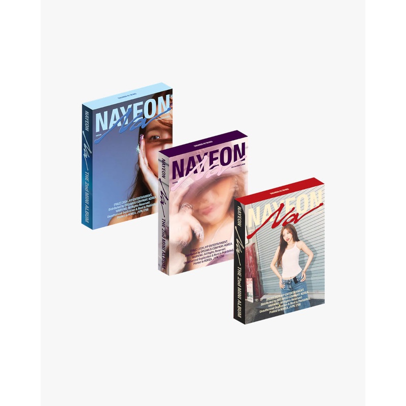 NAYEON (TWICE) – 2ND MINI ALBUM [NA] (3 Versions) A Ver. (Blue)