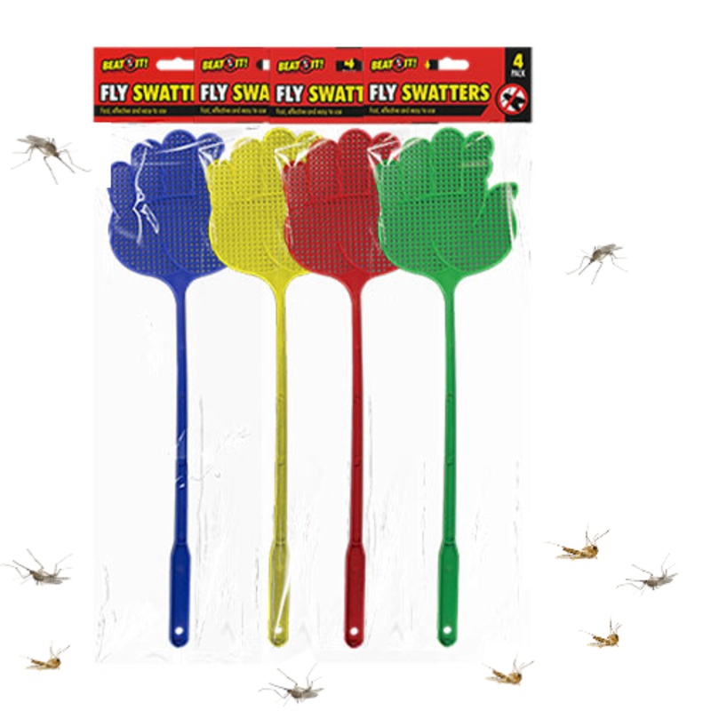 Beat It!  Fly Swatters 4 Pack – 42.5cm