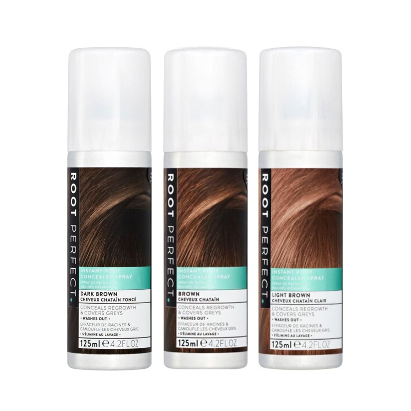 Root Perfect Instant Root Concealer Spray Light Brown