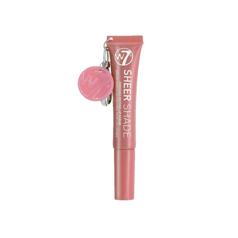 W7 Sheer Shade Enriched Peptide Lip Serum with Key Ring Mauve Muse