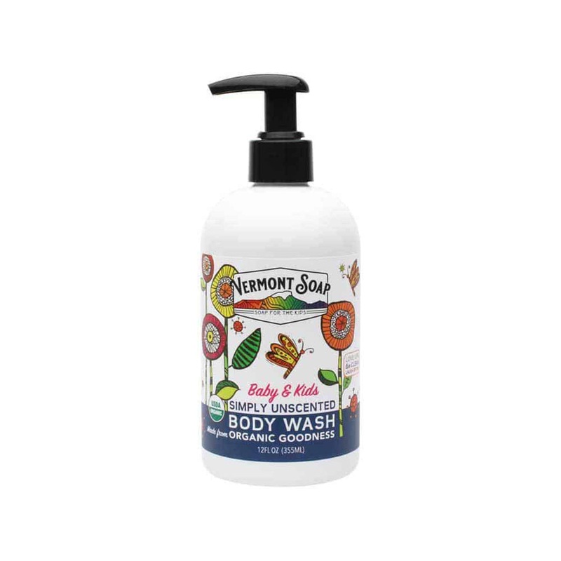 Baby & Kids Simply Unscented Body Wash 12oz / 355ml – Vermont Soap 12OZ/355ML