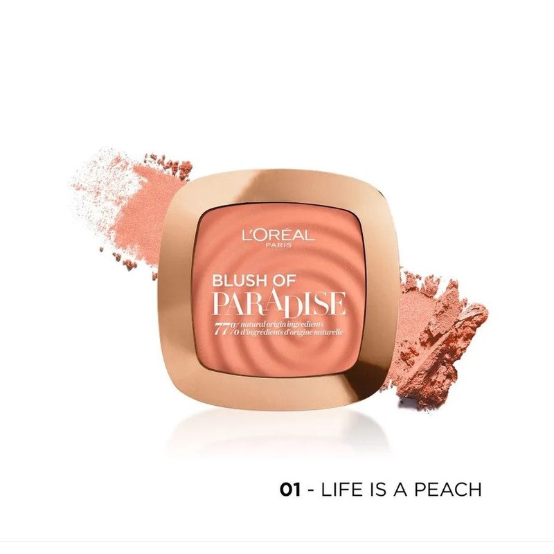 L’Oreal Blush Of Paradise Blusher – 01 Life Is A Peach