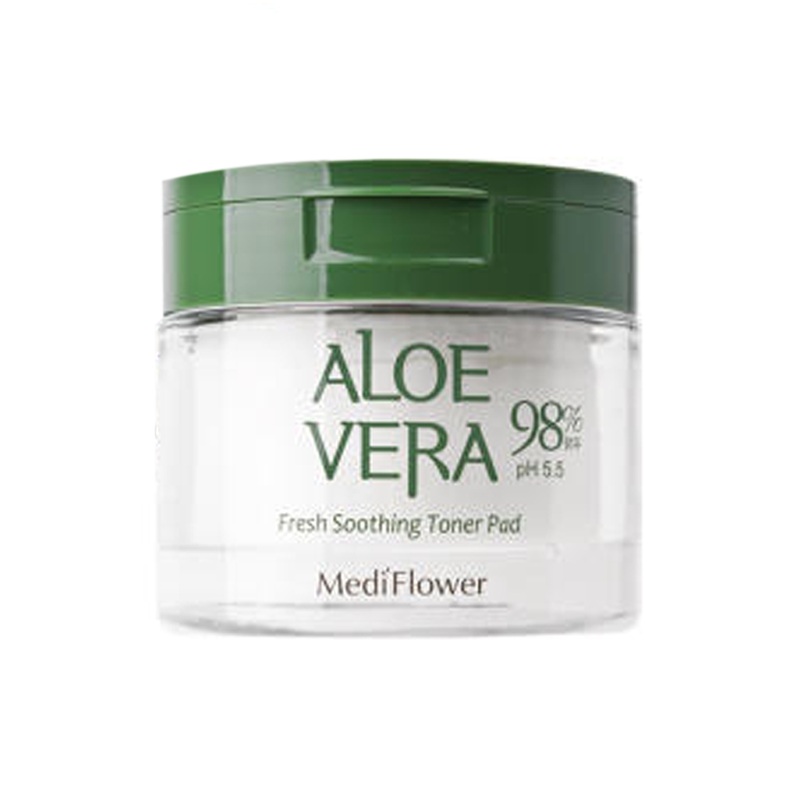 MediFlower Aloevera Fresh Soothing Toner Pad 60 pads 60 pads