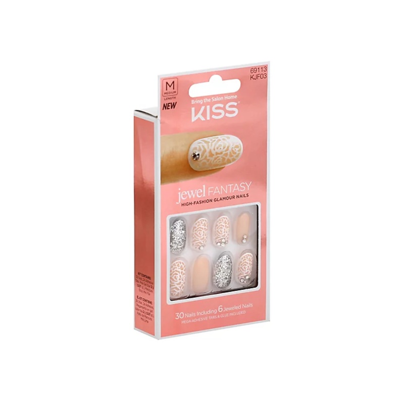 Kiss Jewel Fantasy 30 Medium Nails 69113