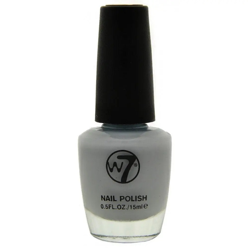 W7 Cosmetics Grey Nail Polish 15ml – Powder Grey