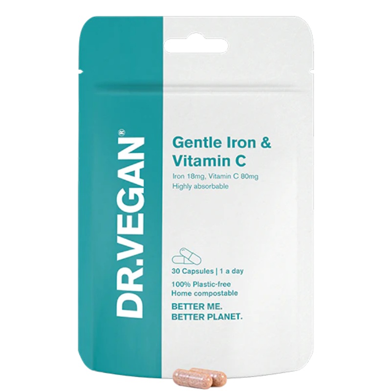 DR.VEGAN Gentle Iron & Vitamin C, 30 caps