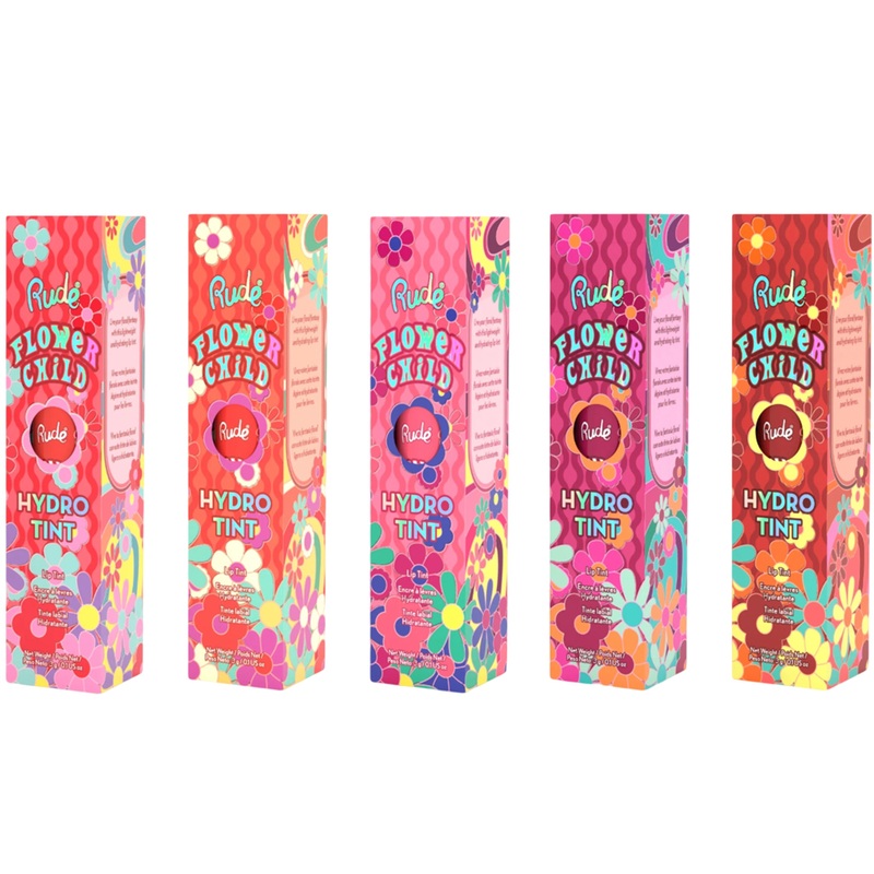 Rude Cosmetics Flower Child Hydro Tint Assorted – Wholesale 10 Units (RC-3835ASS)