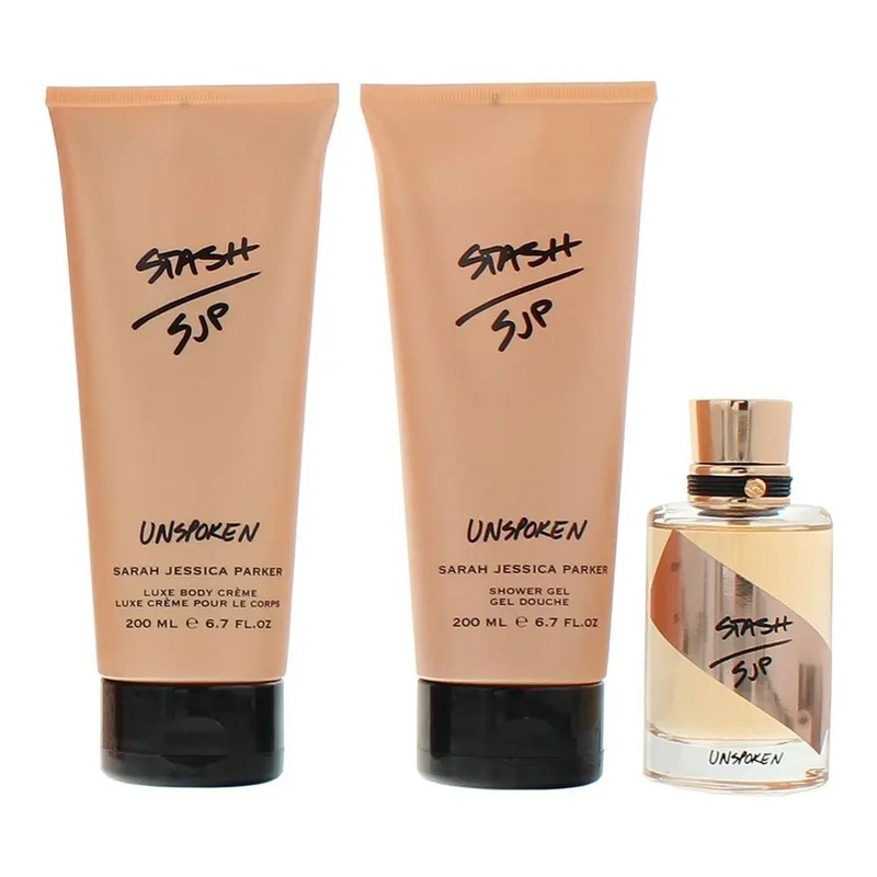Sarah Jessica Parker Stash Unspoken Gift Set EDP 50ml + S/Gel 200ml + B/Lotion 200ml