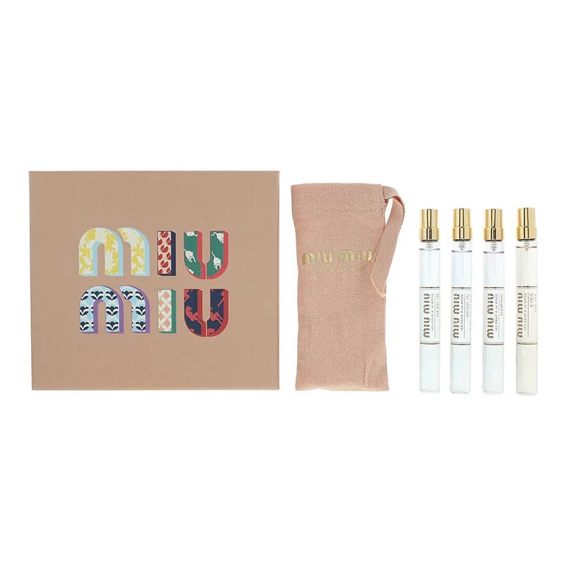 Miu Miu Les Eaux  La Mode 4 Piece Gift Set: Eau de Toilette 4 x 10ml