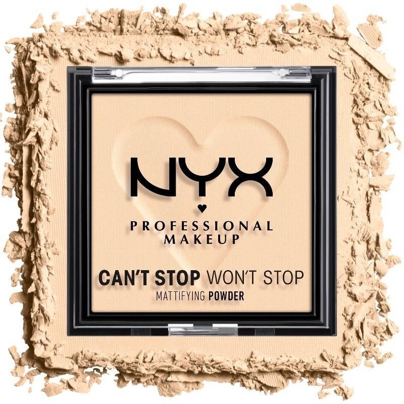 NYX Can’t Stop Won’t Stop Mattifying Powder 01 Fair