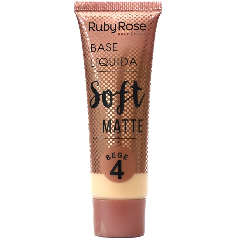 Ruby Rose Soft Matte Foundation Bege #4 – Wholesale 48 Units (HB-8050-6)