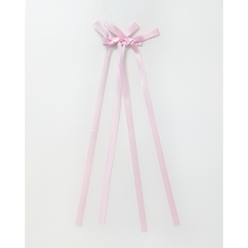 Long Ribbon Hair Clip Blue