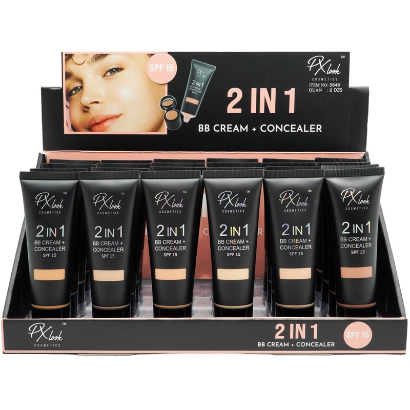 Px Look 2 In 1 Bb Cream – Wholesale Display 24 Units (5648)