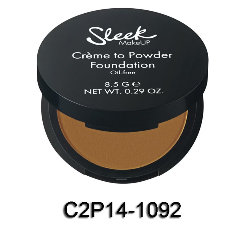 Sleek Make Up Creme to Powder Foundation Oil Free & Matte C2P14-1092
