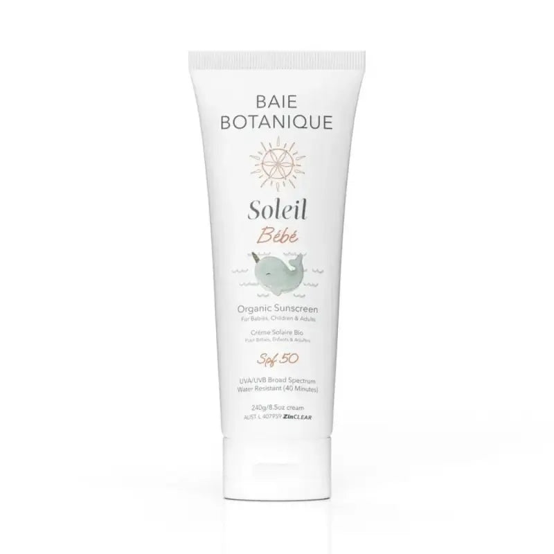 Baie Organic Mineral Sunscreen Baby & Children SPF50 240ml