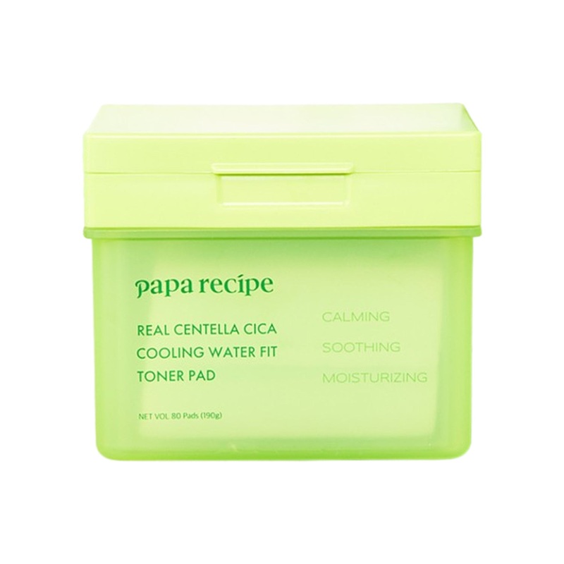 papa recipe Real Centella Cica Cooling Water Fit Toner Pad 80ea