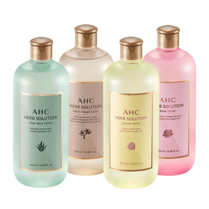 AHC Herb Solution Toner 500ml Witch Hazel