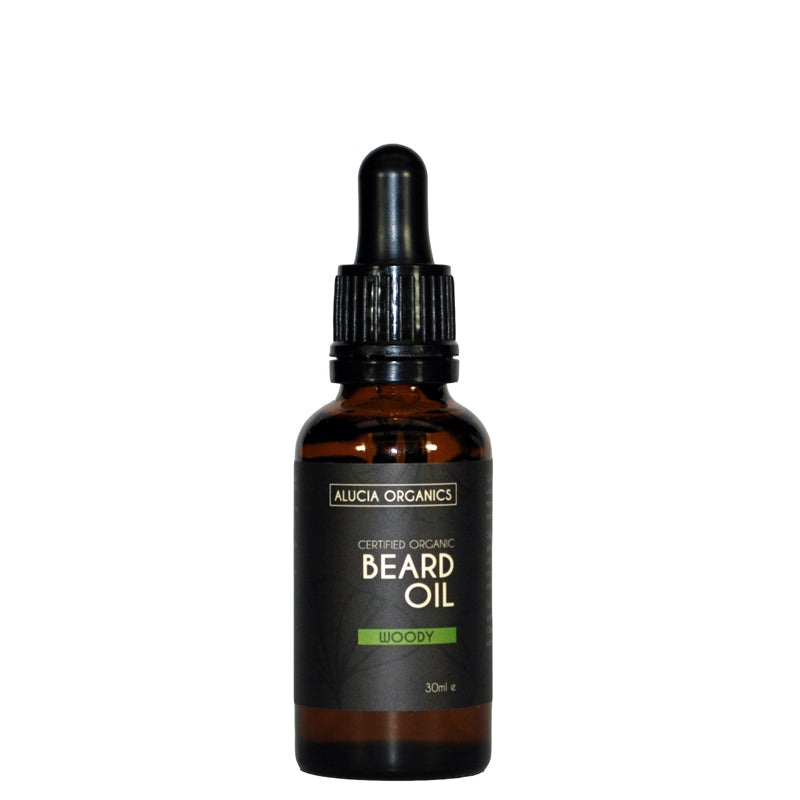 Alucia Organics Certified Organic Beard Oil Woody 30ml