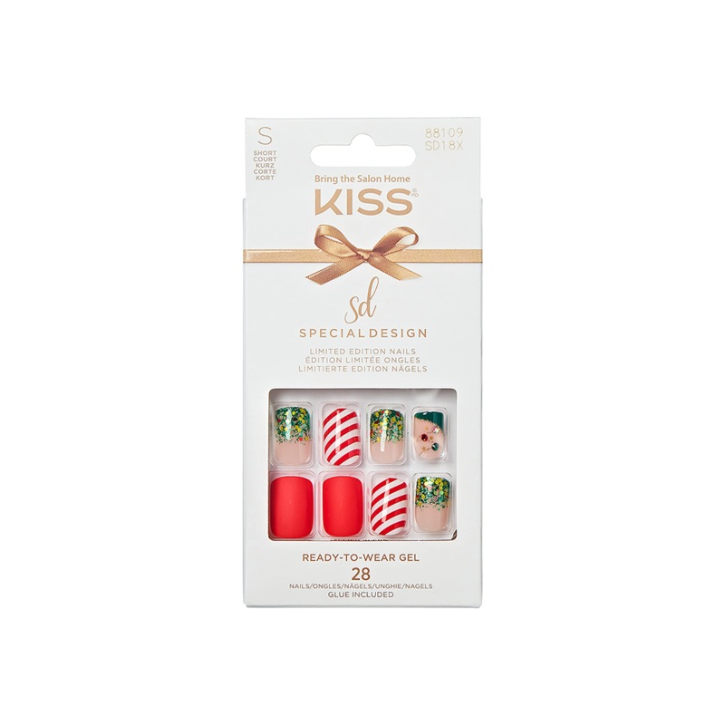 Kiss Special Design 28 Short Nails 88109