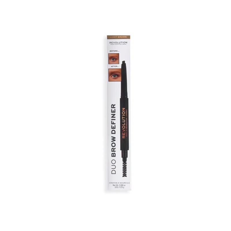 Revolution Duo Brow Definer Light Brown