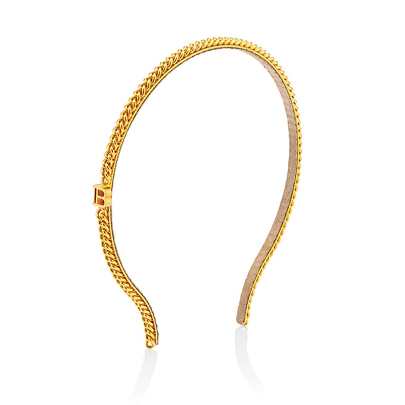 Balmain Gold Chain Small Headband