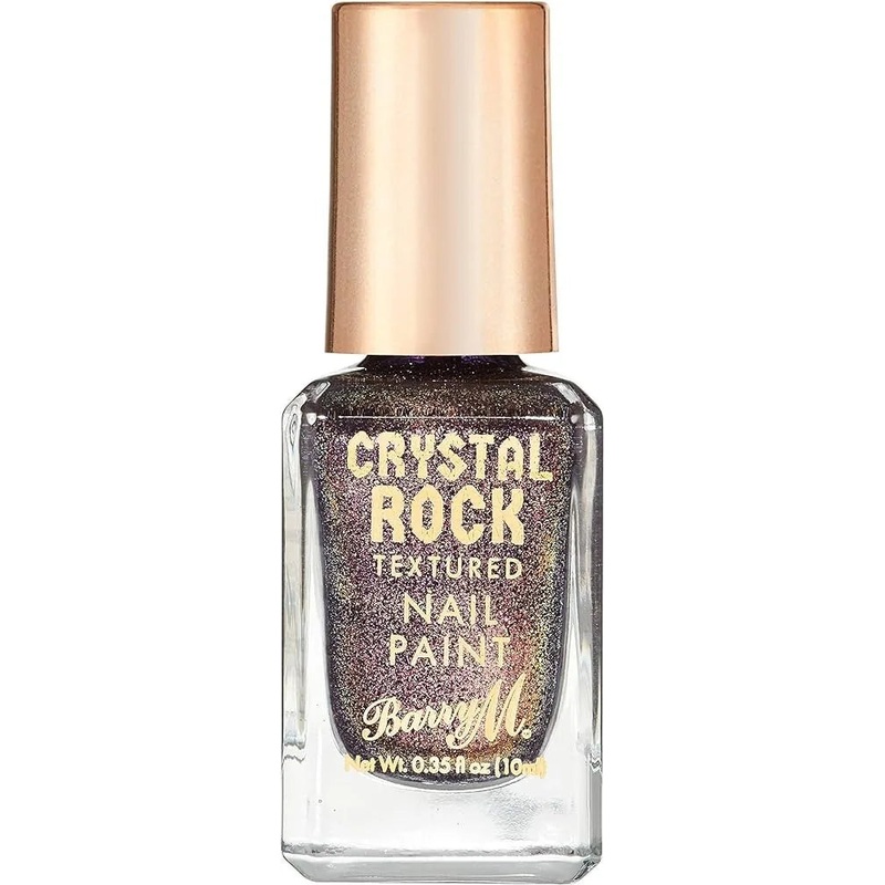 Barry M Crystal Rock Textured Nail Paint Purple Agate