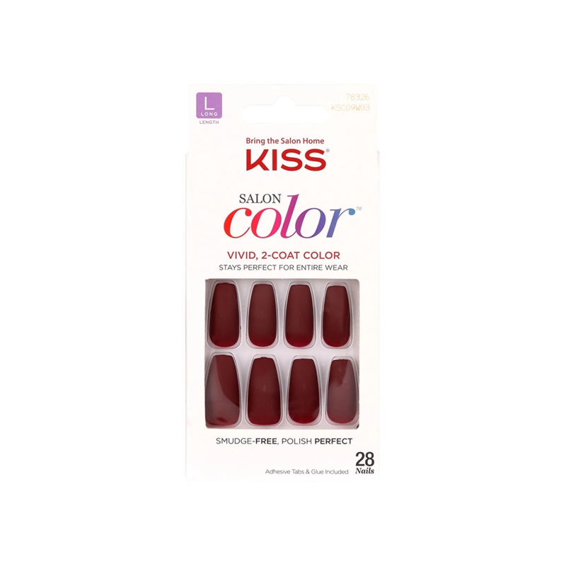Kiss Salon Color 28 Long Nails 78326