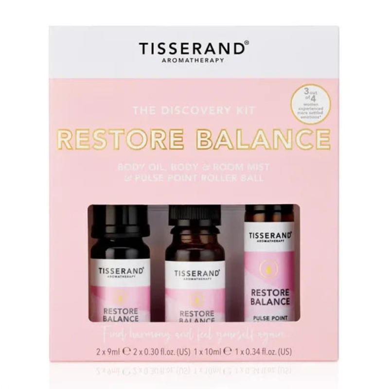Restore Balance Discovery Kit (Body Oil, Body & Room Mist & Roller Ball)