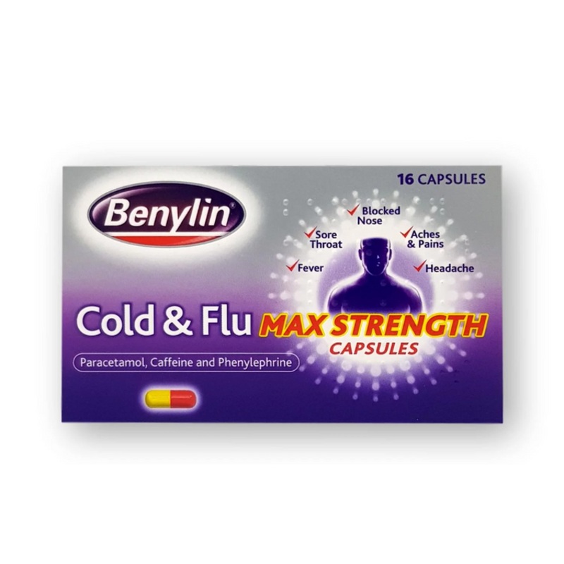 Cold & Flu Max Strength 16 Capsules