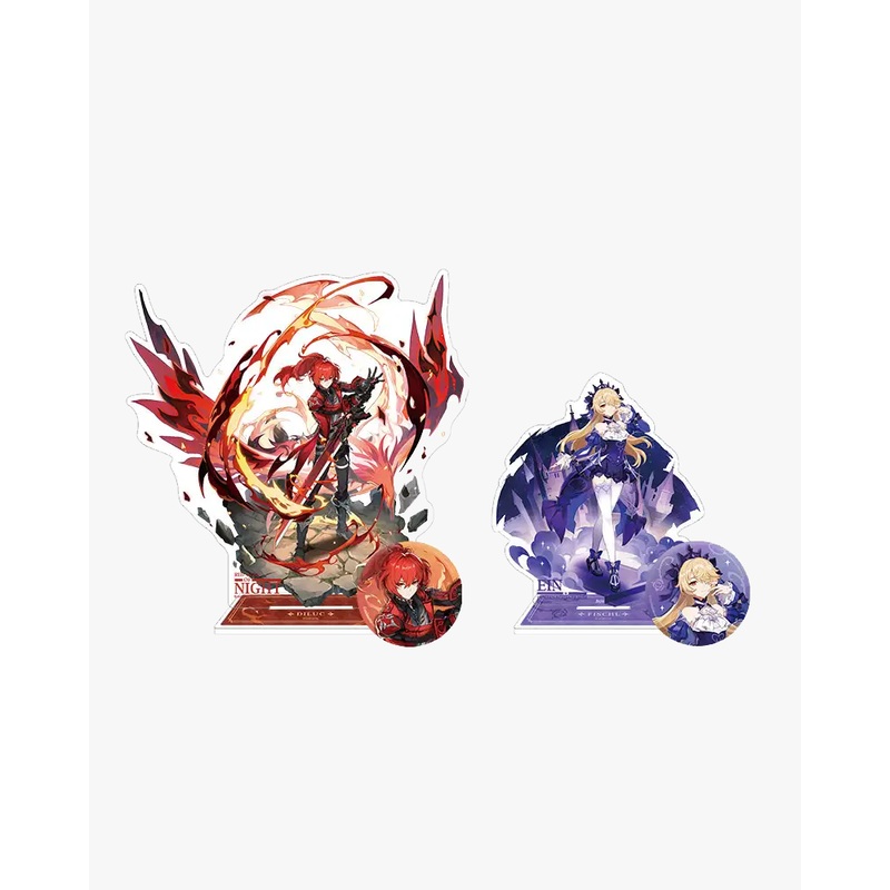 Genshin Impact Summer Fantasia Collection Badge & Standee Diluc Standee